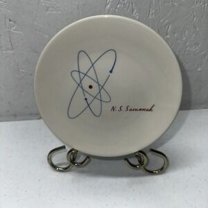 N. S. SAVANNAH 1st Nuclear Power Merchant Ship Rare 6"  Bread Plate Mayer China!